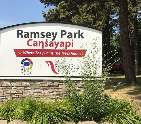 Ramsey Park Park Sign