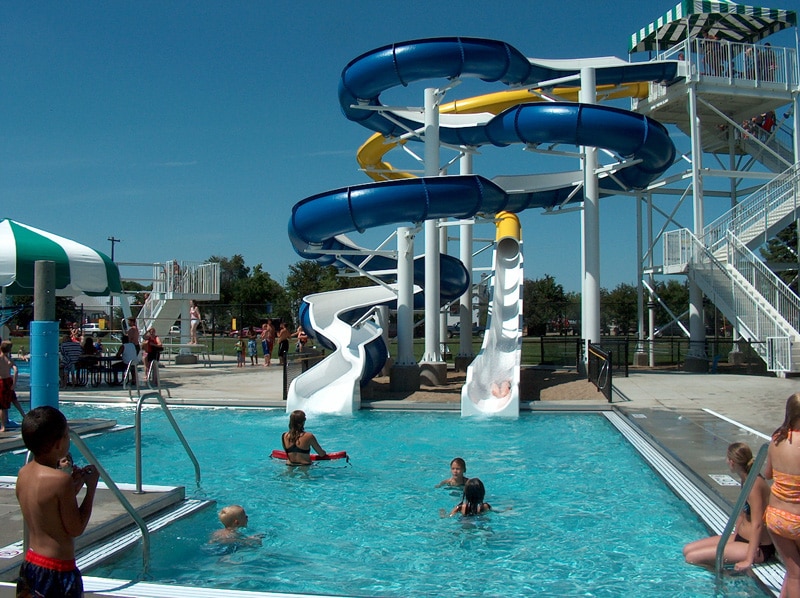 Aquatic Center Slides